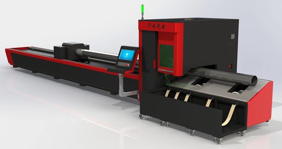 Máy cắt ống kim loại với điều khiển và tiêu thụ CNC