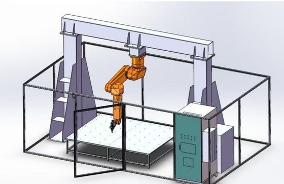 Máy hàn robot laser 3D cho máy cắt kim loại phức tạp thông minh