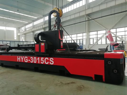 Máy cắt laser sợi ống kim loại với cấu hình tốt và kiểu Gantry