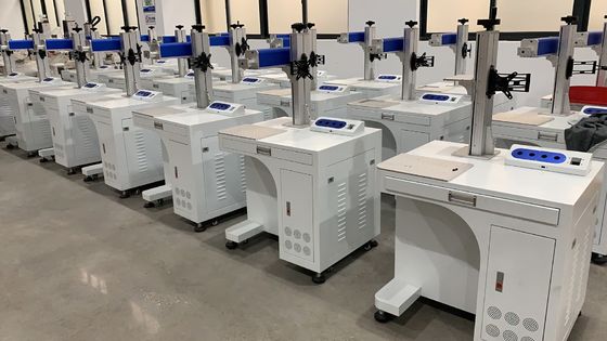Máy khắc laser thép 30w 50w để đánh dấu logo trên kim loại và phi kim loại