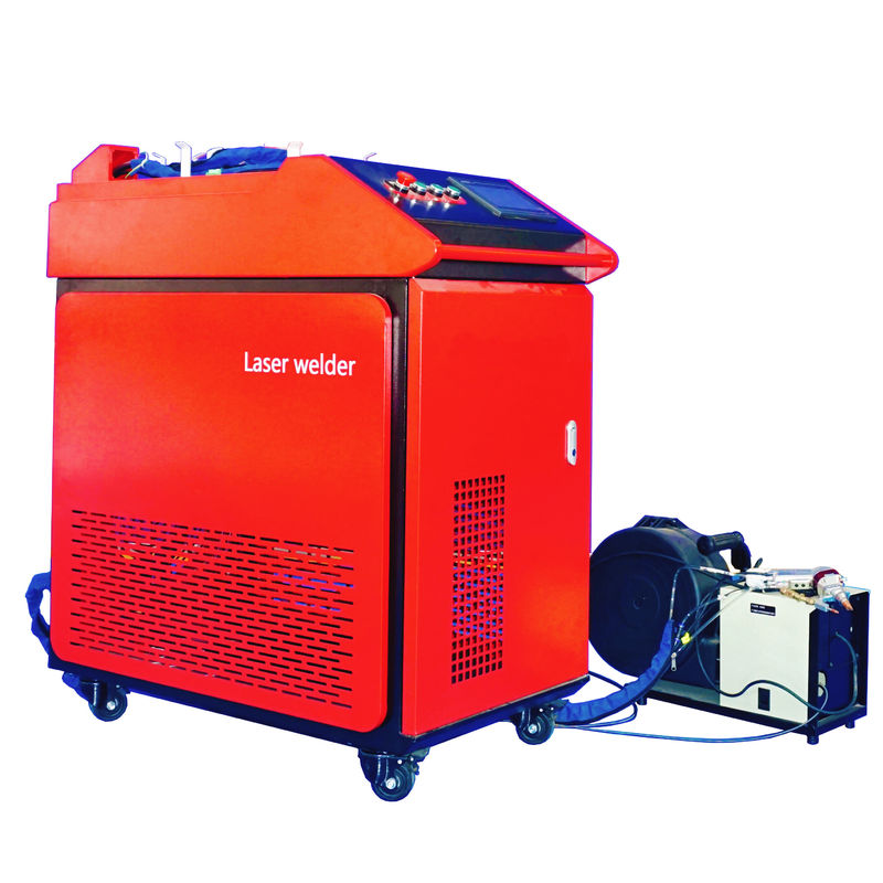 Hệ thống điều khiển Cypcut Máy hàn laser cầm tay để hàn sợi di động ở bước sóng 1080nm