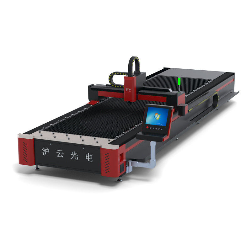 7000 KG Trọng lượng HIWIN Guiderail 18x18 50w máy cắt laser sợi CNC ở Jinan 1530